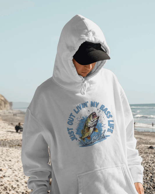 Just Out Livin' My Bass Life Hooded Sweatshirt